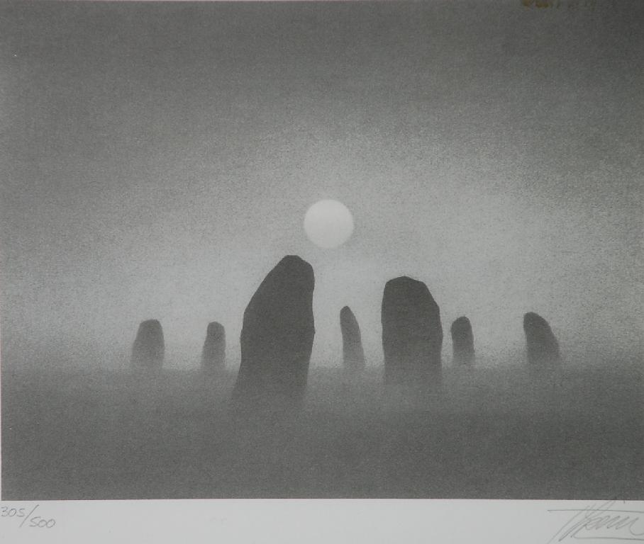 Appraisal: TREVOR GRIMSHAW ARTIST SIGNED LIMITED EDITION PRINT Stones x cm