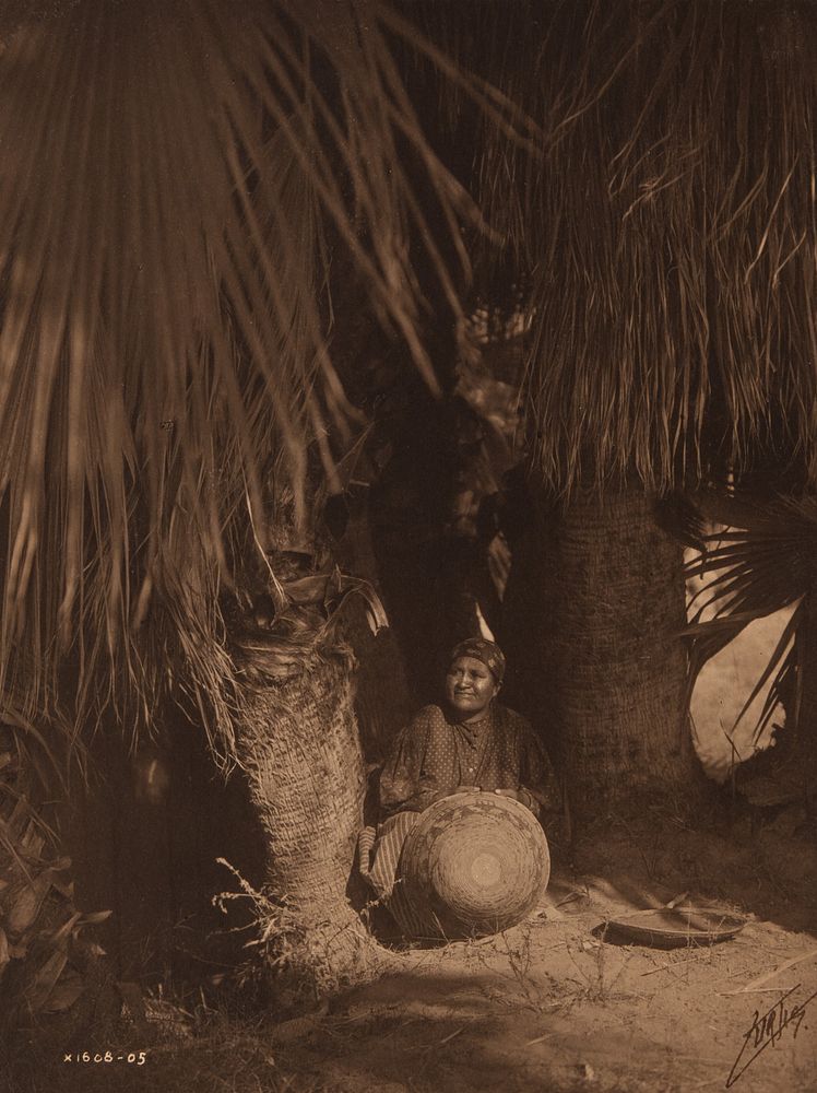 Appraisal: Edward Curtis Mrs Marcos Under the Palms Edward S Curtis