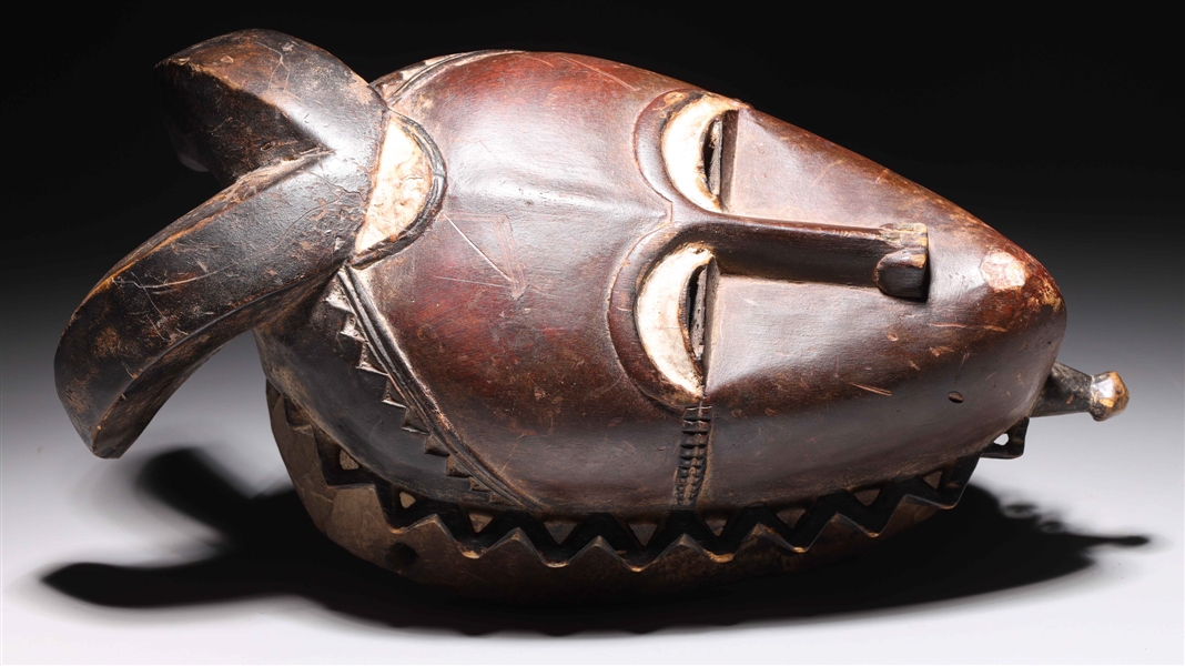 Appraisal: West African Yohure mask from the Ivory Coast carved from