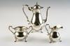 Appraisal: TEA SERVICE - th C three piece sterling tea service