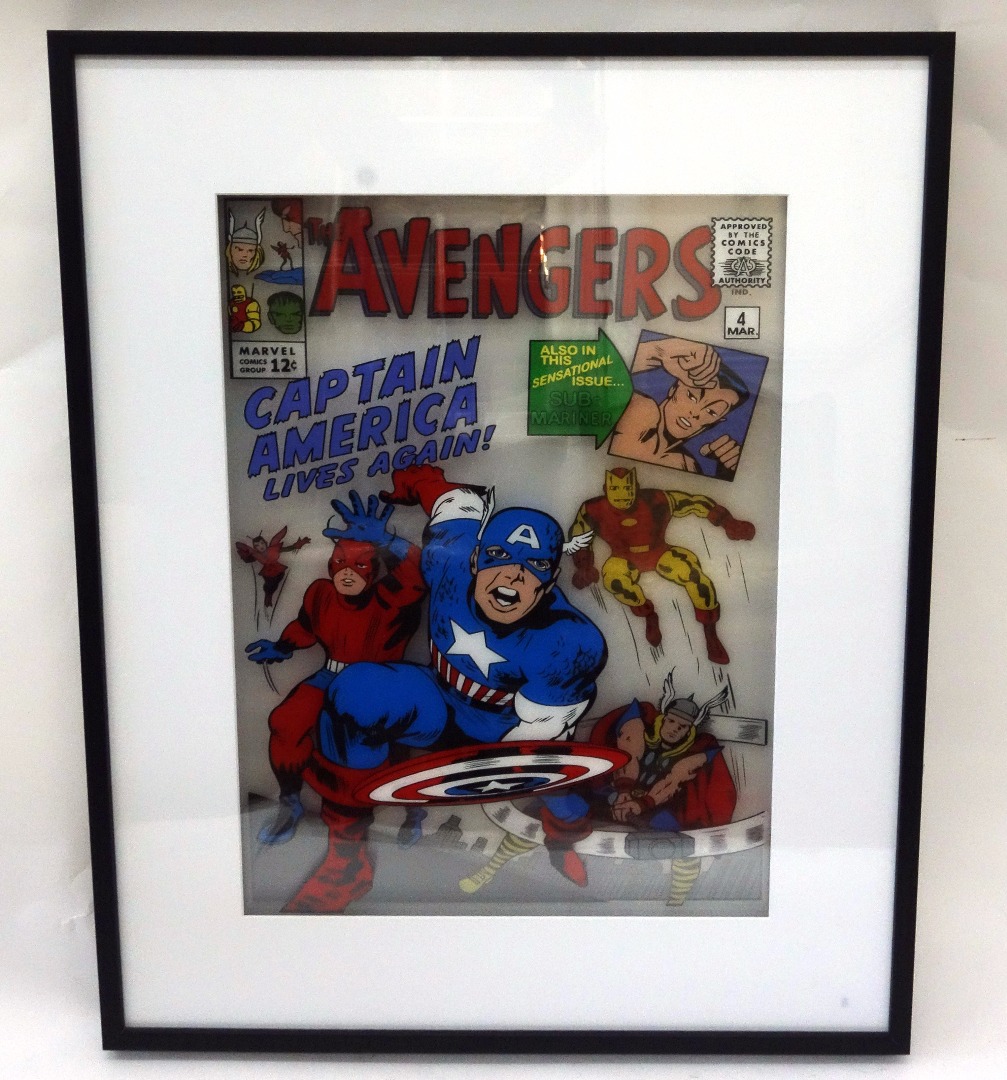 Appraisal: Michael Suchta American th Century The Avengers Captain America Lives