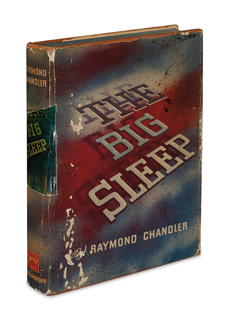 Appraisal: CHANDLER RAYMOND The Big Sleep vo publisher's orange cloth stamped