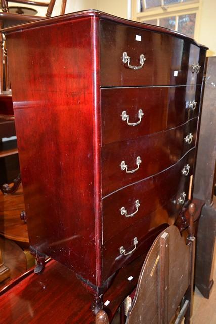 Appraisal: A 'S FIVE DRAWER CHEST AND A CORNER CABINET A