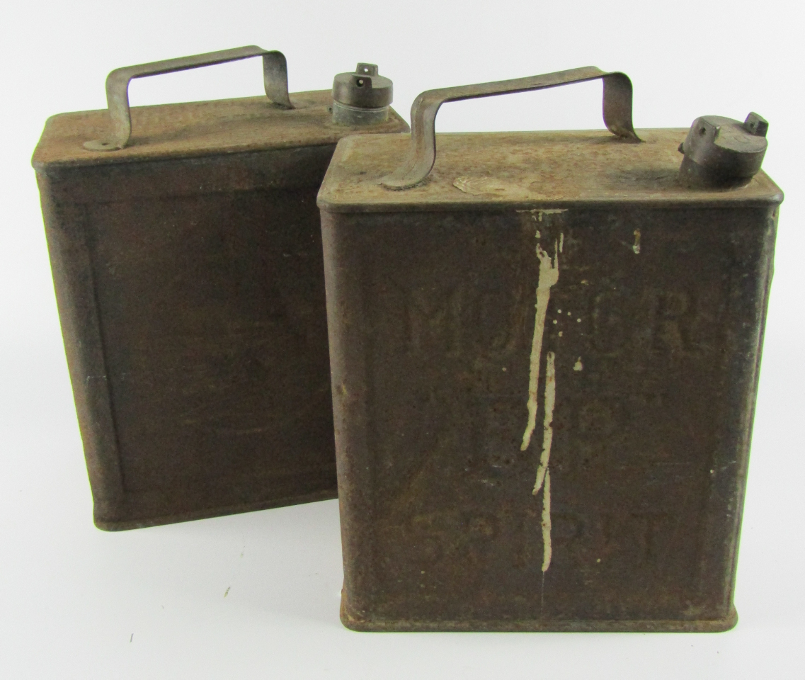 Appraisal: A pair of BP petrol cans