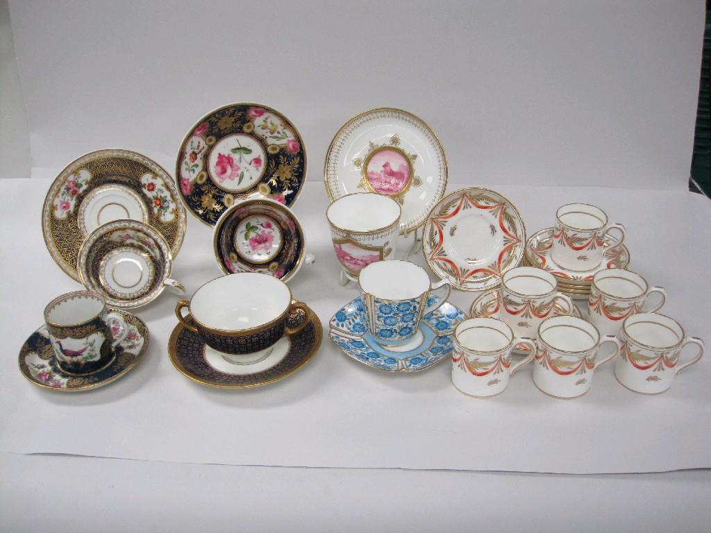 Appraisal: A Copeland Tea Cup and Saucer Coalport Cup and Saucer