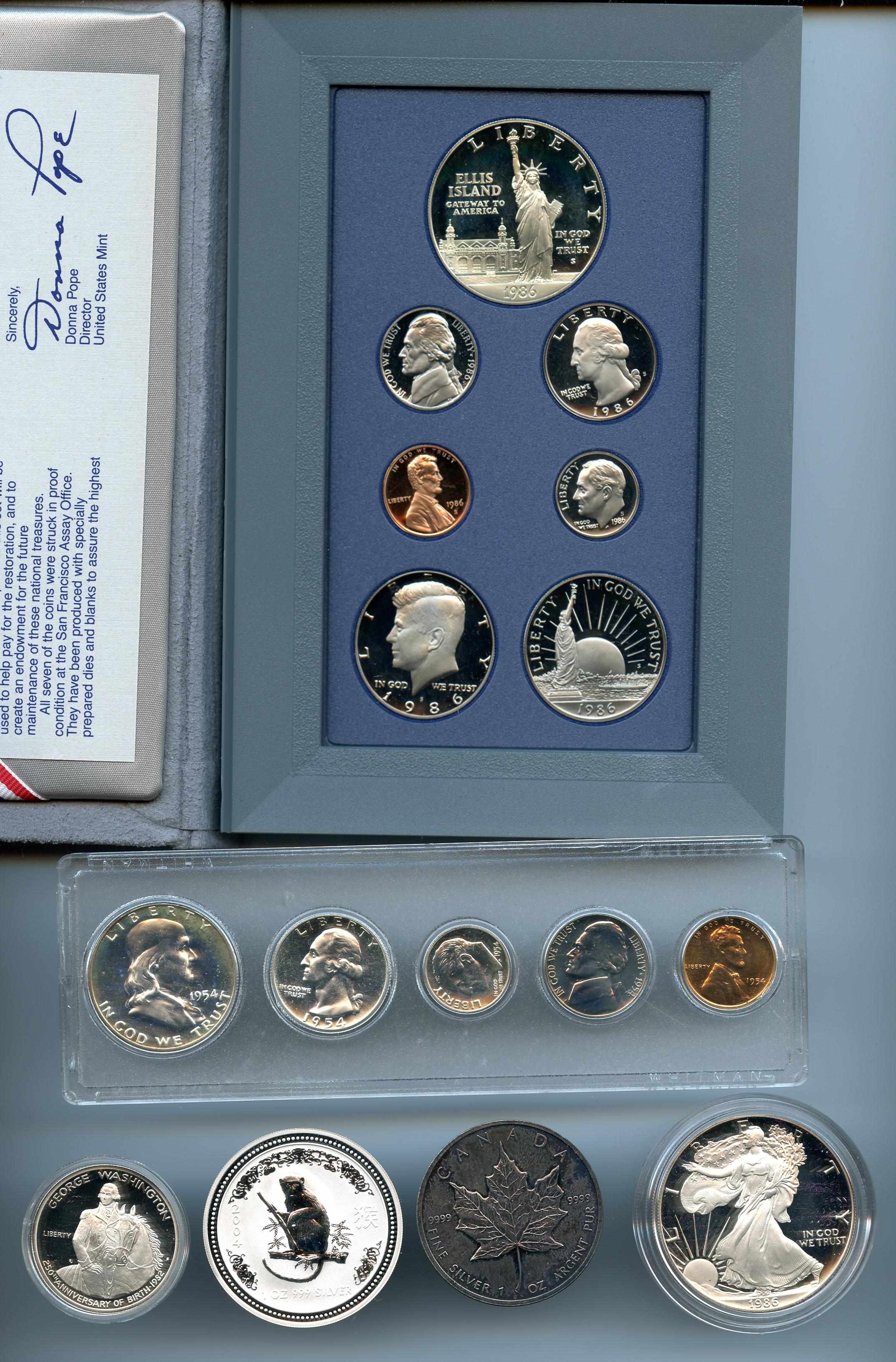 Appraisal: Miscellaneous Modern U S Coins Including Proof Sets -D Washington