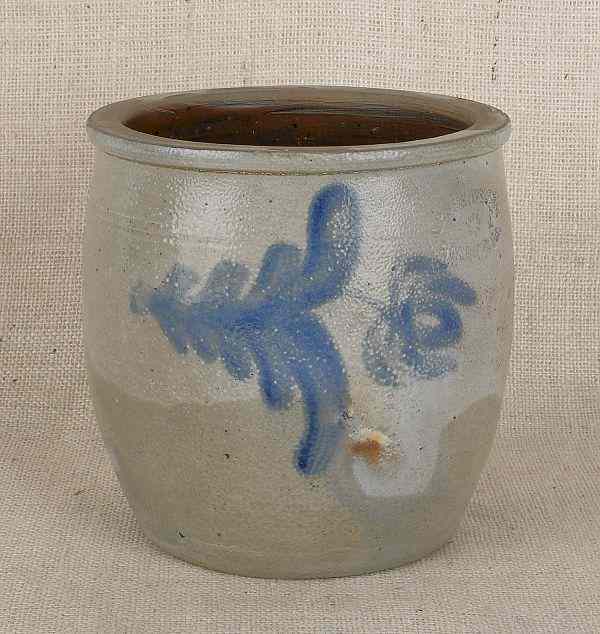 Appraisal: Pennsylvania stoneware crock th c impressed D P Shenfelder Reading