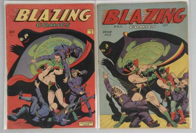 Appraisal: Lot of s Blazing Comics Description This lot includes issues