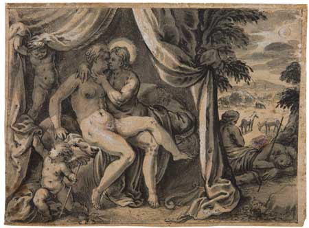 Appraisal: ABRAHAM BLOEMAERT STYLE OF Dutch - Mythological Scene Helios and