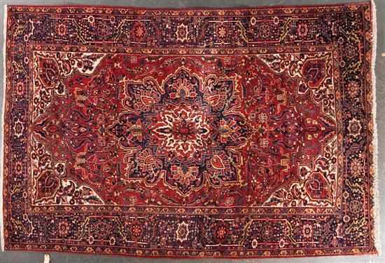 Appraisal: Persian Herez carpet Iran modern x Estimate -