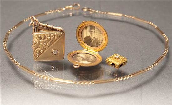 Appraisal: Assorted Victorian gold and diamond jewelry