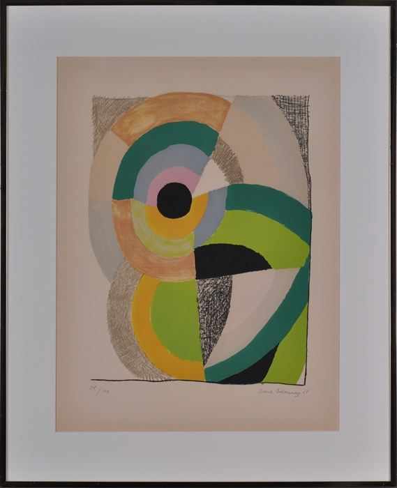 Appraisal: SONIA DELAUNAY - CERCLES Lithograph in colors x in sight