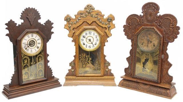 Appraisal: lot of American kitchen clocks late th early thc each