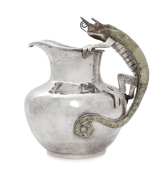 Appraisal: Los Castillo Mexico Mid- th Century Pitcher Los Castillo Mexico