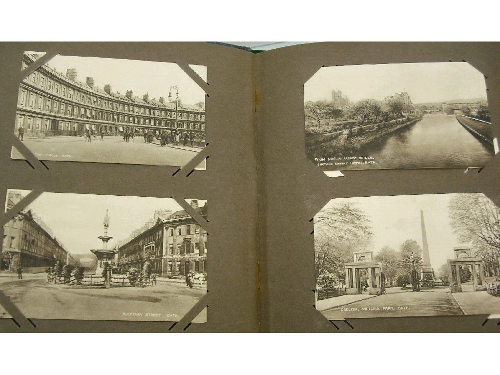 Appraisal: Early th century postcard album