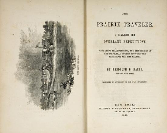 Appraisal: MARCY Randolph B - The Prairie Traveler A Hand-Book for