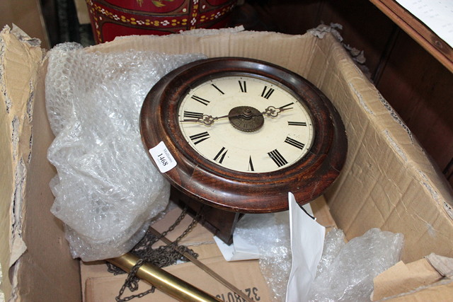 Appraisal: A LATE TH EARLY TH CENTURY POSTMAN'S WALL CLOCK the