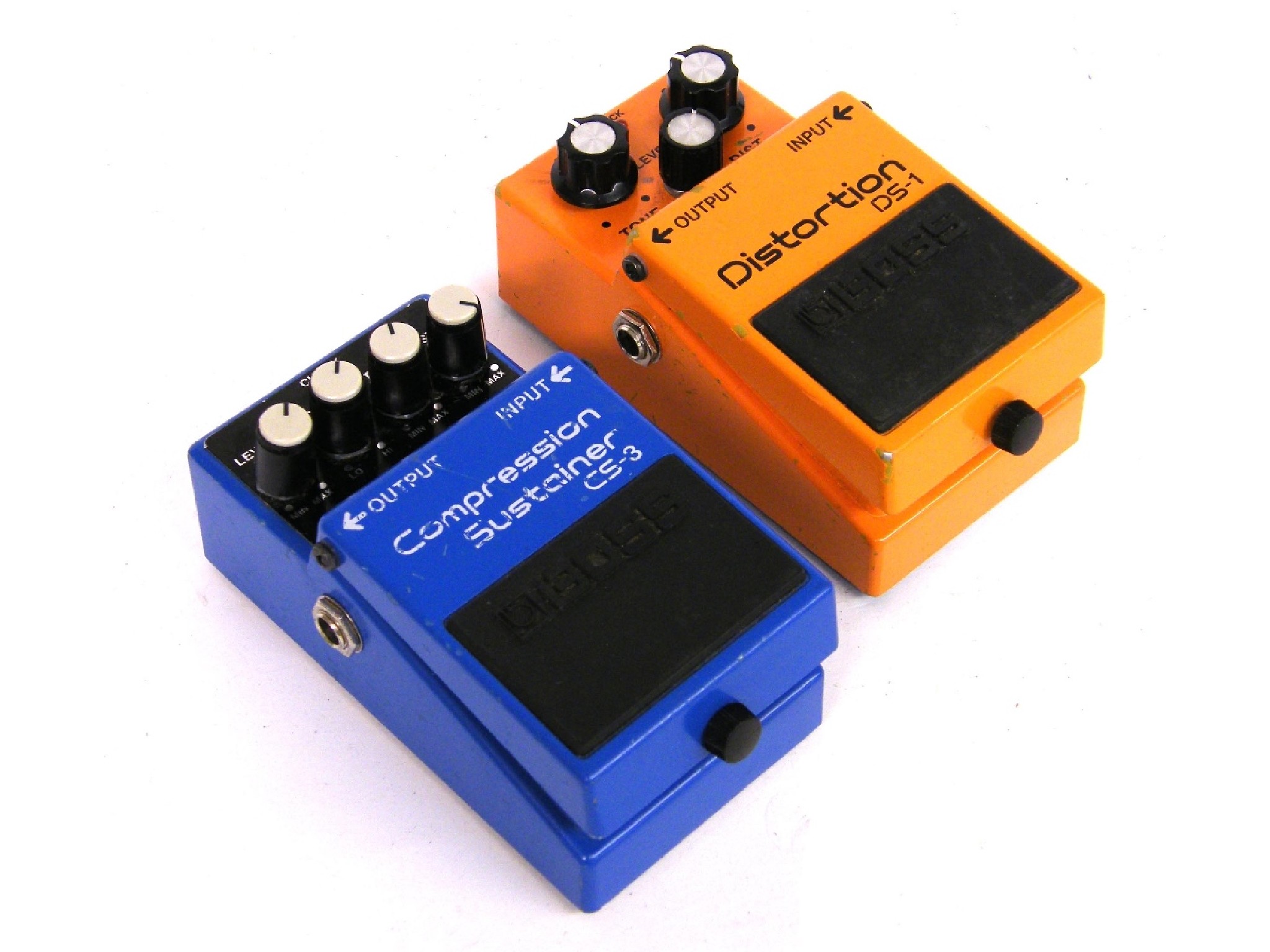 Appraisal: Boss DS- Distortion pedal together with a Boss CS- Compression