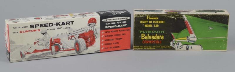 Appraisal: Lot Of Speed Kart Plymouth Belvedere Models Lot of two