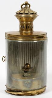 Appraisal: BRASS OIL LANTERN TH C BRASS OIL LANTERN TH C