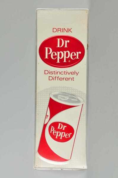 Appraisal: Embossed Tin Dr Pepper Sign Description s A few minor