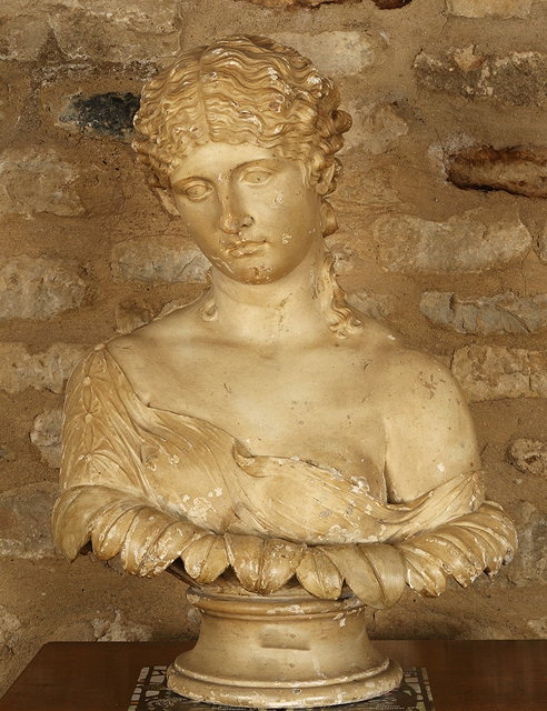 Appraisal: A TH CENTURY PLASTER BUST after the Antique Clyte on