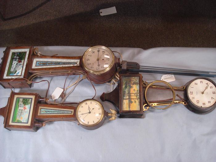 Appraisal: Group of banjo clocks for restoration Estimate -