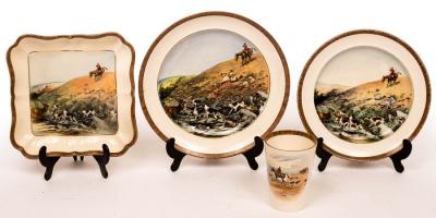 Appraisal: A quantity of Copeland Sons ceramics of hunting interest after