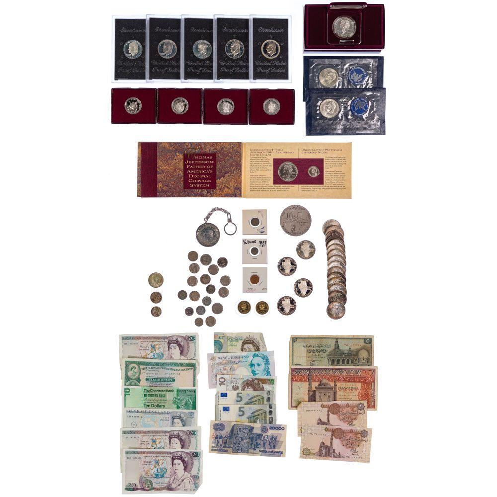 Appraisal: US COIN AND SILVER ASSORTMENTIncluding Morgan from -O -O and