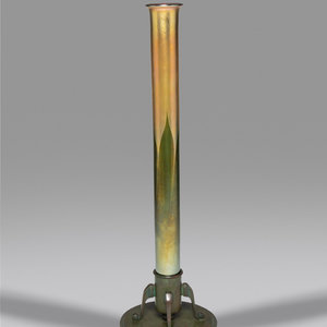 Appraisal: Tiffany Studios American Early th Century Floor Vase Favrile glass