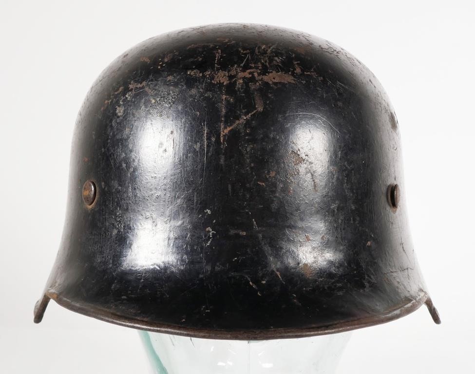 Appraisal: M German helmet likely a police or fire helmet as