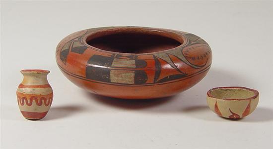 Appraisal: Hopi Indian Pot First half of the th Century Feather