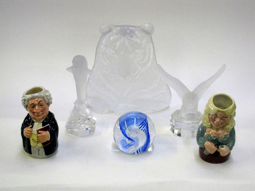 Appraisal: Royal Doulton Mr Litgate and Betty Bitters from The Doultonville