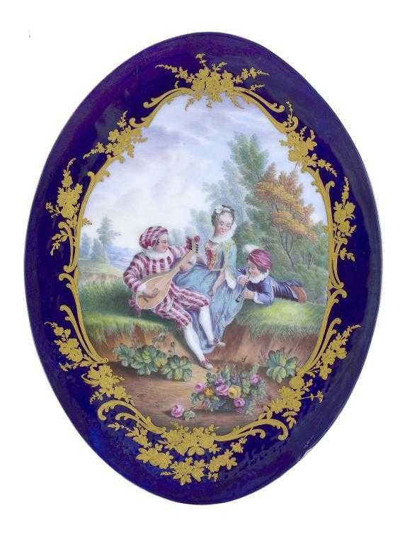 Appraisal: A DERBY PLAQUE painted by John Haslem in the manner