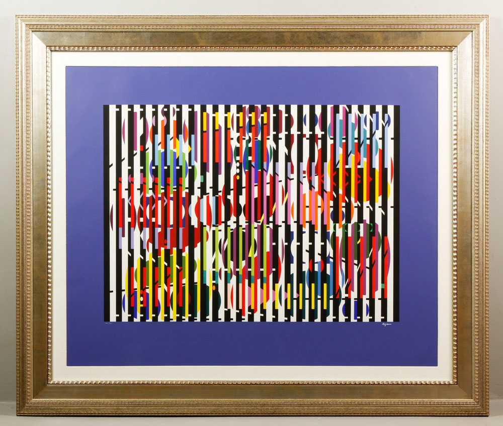 Appraisal: - Agam Petit Secret Silkscreen Yaacov Agam Israeli b Petit