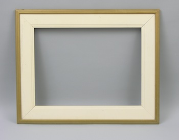 Appraisal: A Partially Gilt Picture Frame An artist's picture frame with