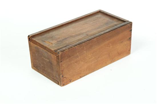 Appraisal: SLIDE LID BOX American nd half- th century poplar Natural