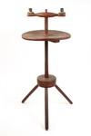 Appraisal: CANDLESTAND - th C American primitive maple candlestand in old