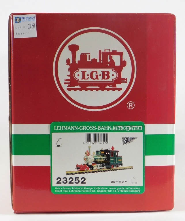 Appraisal: L G B LEHMANN GROSS BAHN O GAUGE LOCOMOTIVE TRAIN