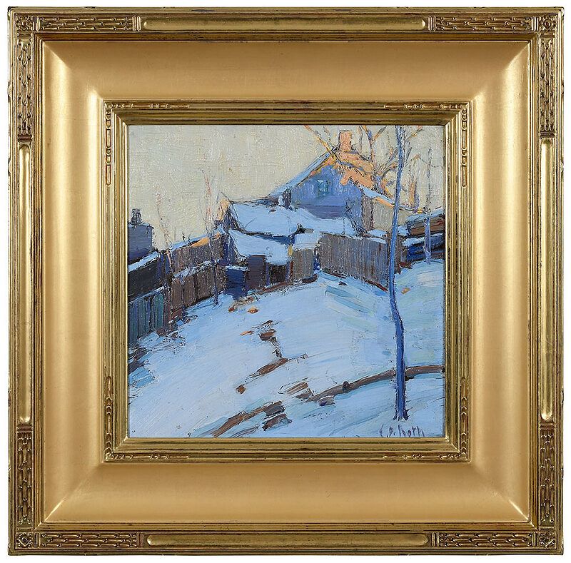 Appraisal: Ernest D Roth New York - Winter Afternoon signed lower