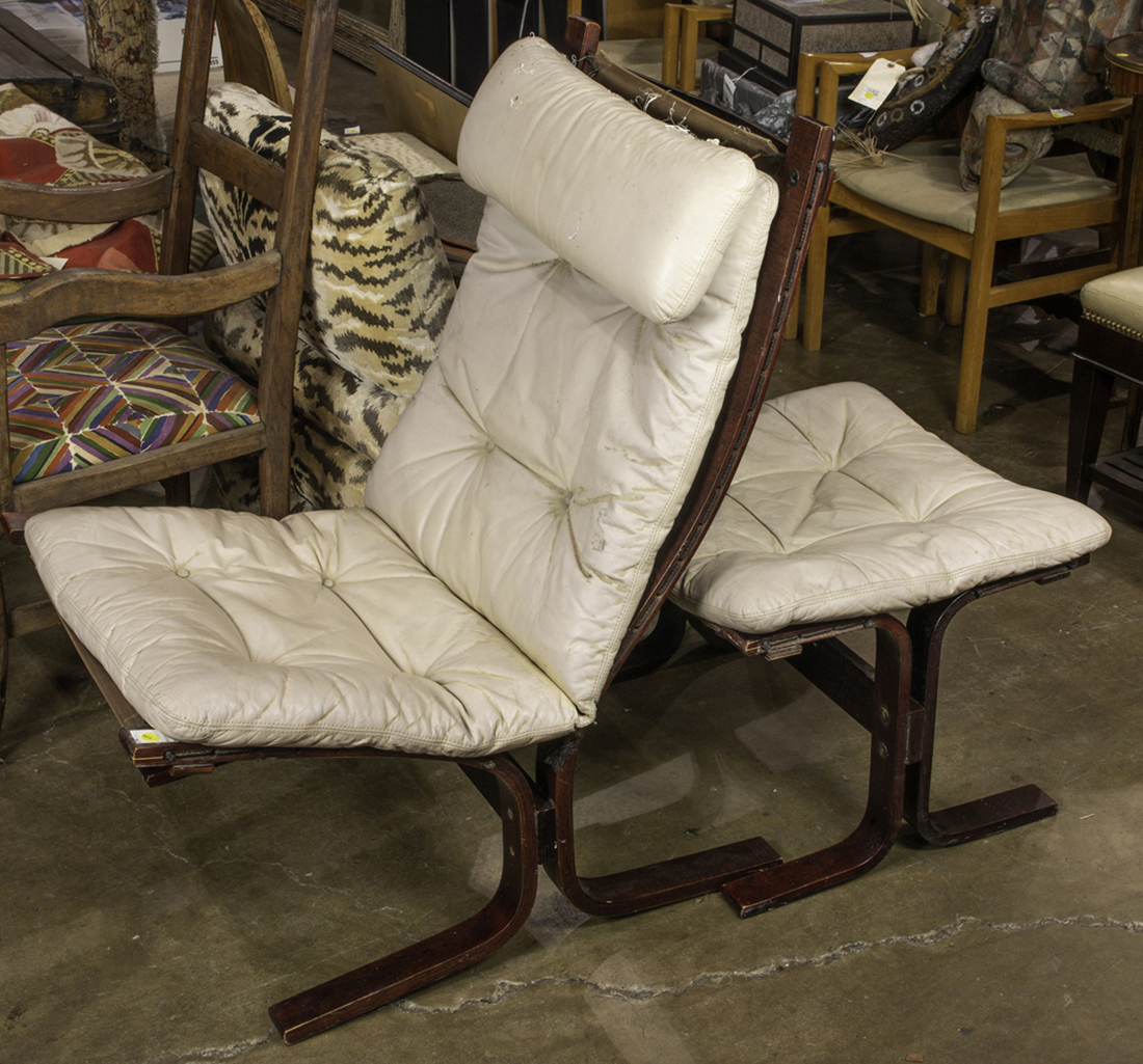 Appraisal: LOT OF INGMAR RELLING NORWEGIAN - SIESTA CHAIR AND OTTOMAN