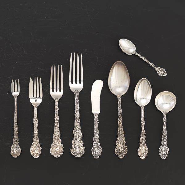 Appraisal: GORHAM STERLING SILVER SERVICE FOR TWELVE VERSAILLES PATTERN Purchased at