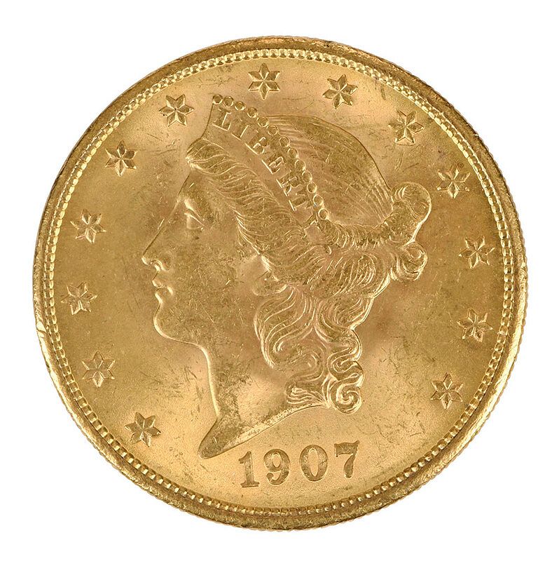 Appraisal: Gold Double Eagle Liberty Head design gold coin actual gold