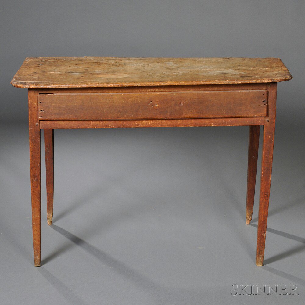 Appraisal: Federal Maple and Pine Card Table possibly New Hampshire early