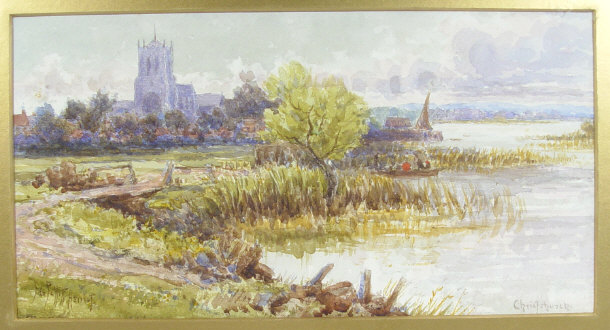 Appraisal: F Pettett-Herriot - Two watercolours of rural landscapes one entitled