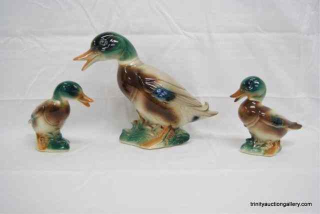 Appraisal: 's Royal Copley Piece Mallard Duck FigurinesProduced in the 's