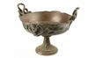 Appraisal: BRONZE COMPOTE - Late th C French High Relief Decorated