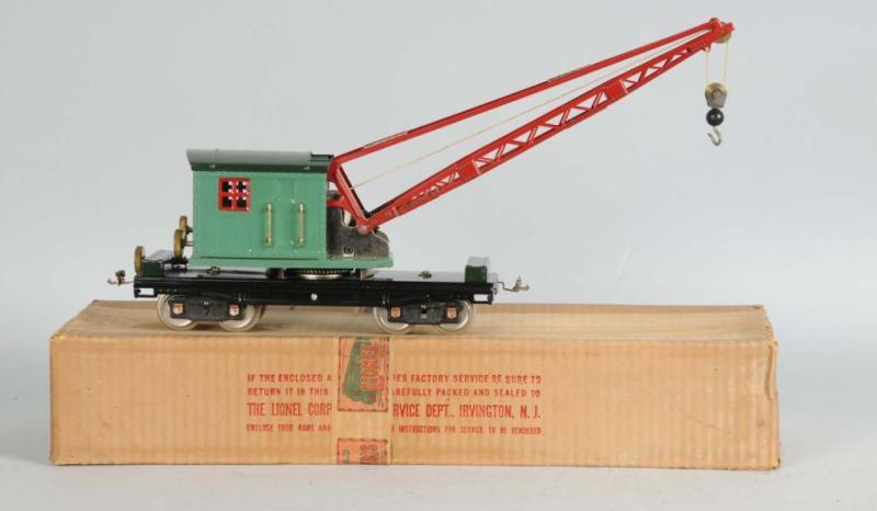 Appraisal: Lionel No Standard Gauge Crane Description Early version with a