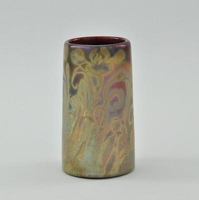 Appraisal: Another Signed Weller Sicard Vase Of slightly tapered cylindrical form