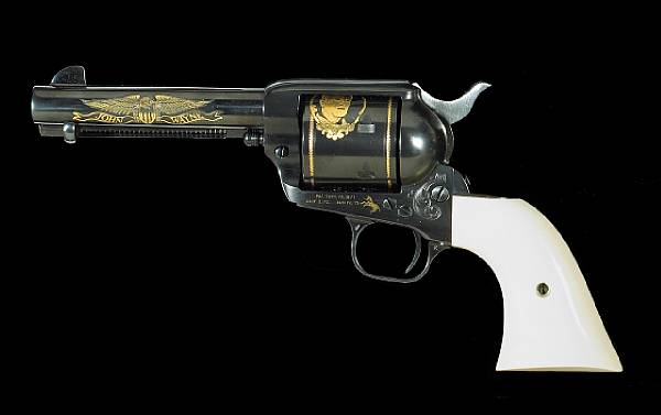 Appraisal: A cased Colt John Wayne Commemorative Single Action Army revolver